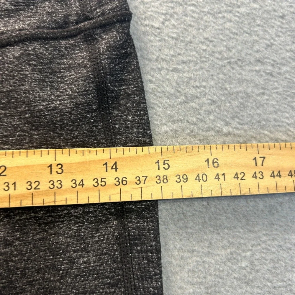 Athleta Capri Leggings Womens Small Heather Gray High Rise Yoga Athletic Pants